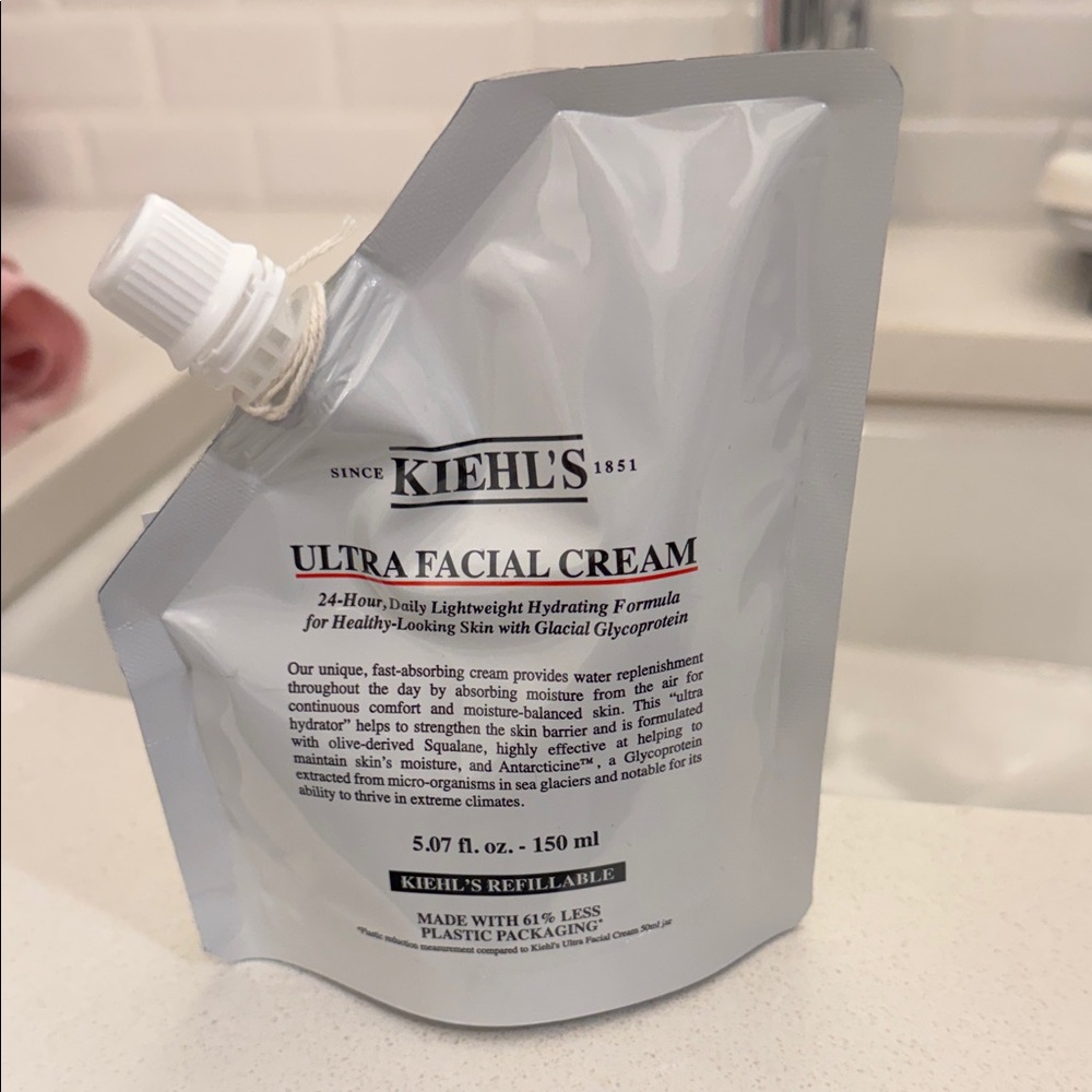 Brand New Sealed Kiehl's Ultra Facial Cream Refill Pouch